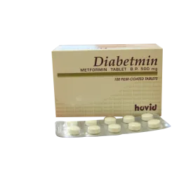 Diebetmin Tabs 500mg used to reduce the high blood sugar level