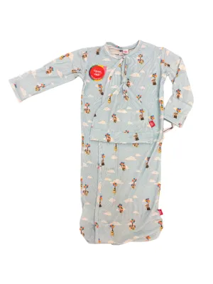 Disney Up Modal Magnetic Cozy Sleeper Gown   Hat Set