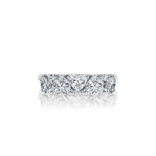 Double Heart Eternity Ring