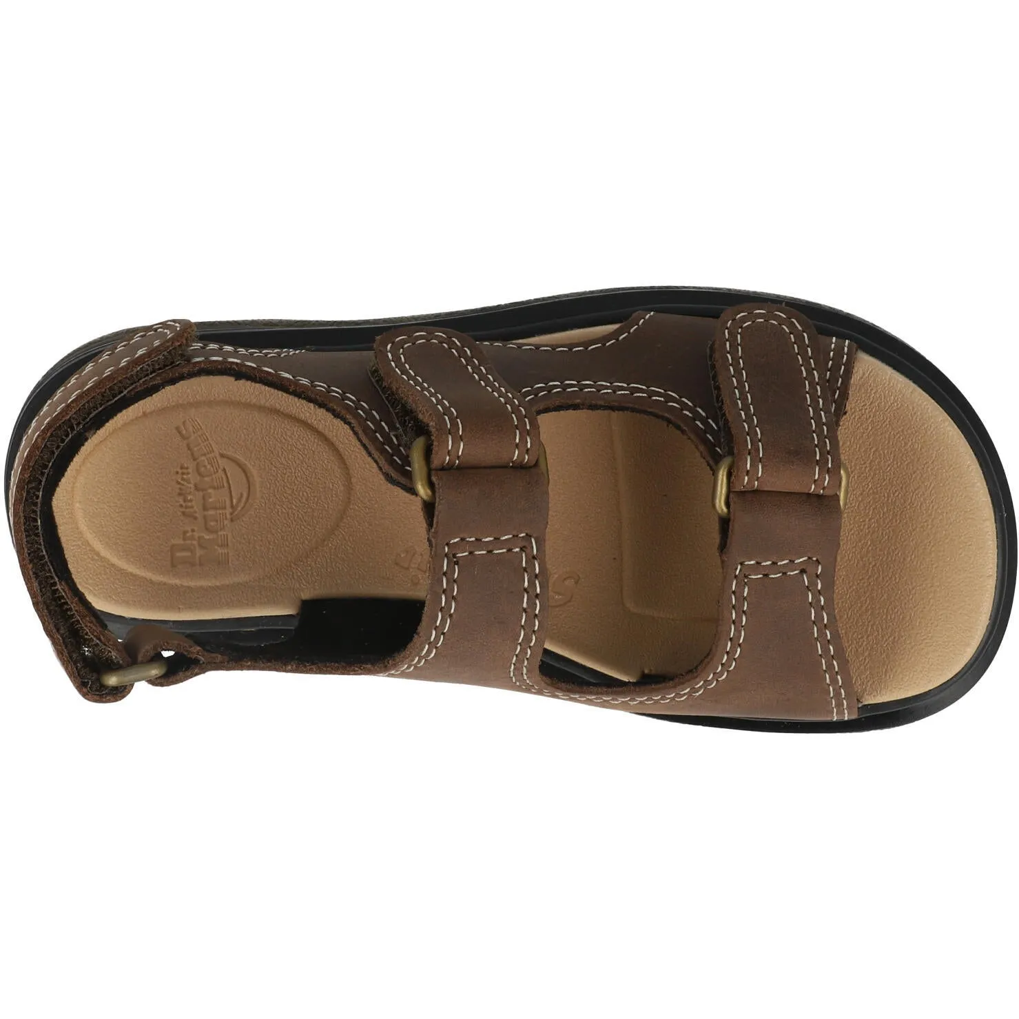 Dr Martens Virden J Dark Brown Sandals