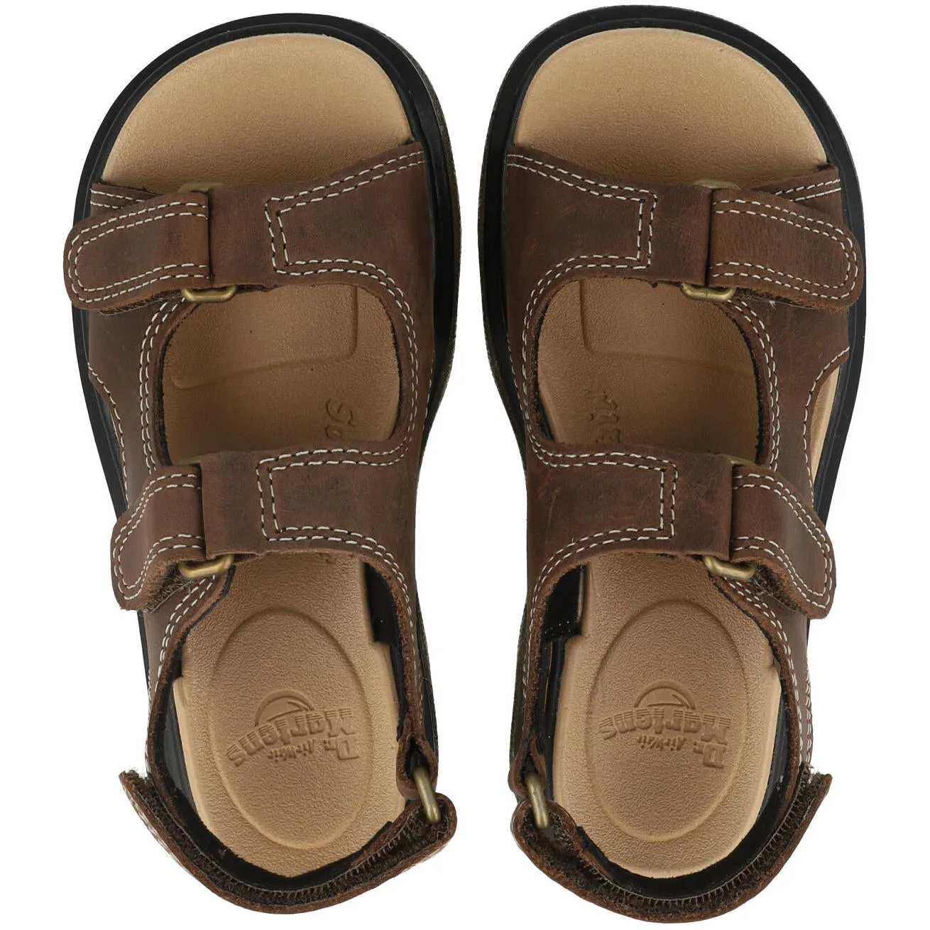 Dr Martens Virden J Dark Brown Sandals