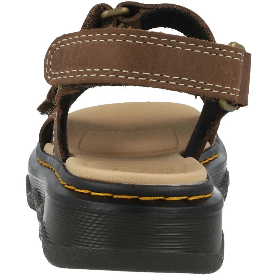 Dr Martens Virden J Dark Brown Sandals