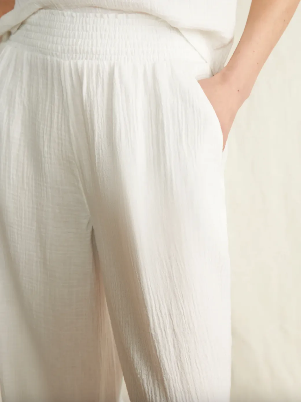 Dream Pant-White-Final Sale
