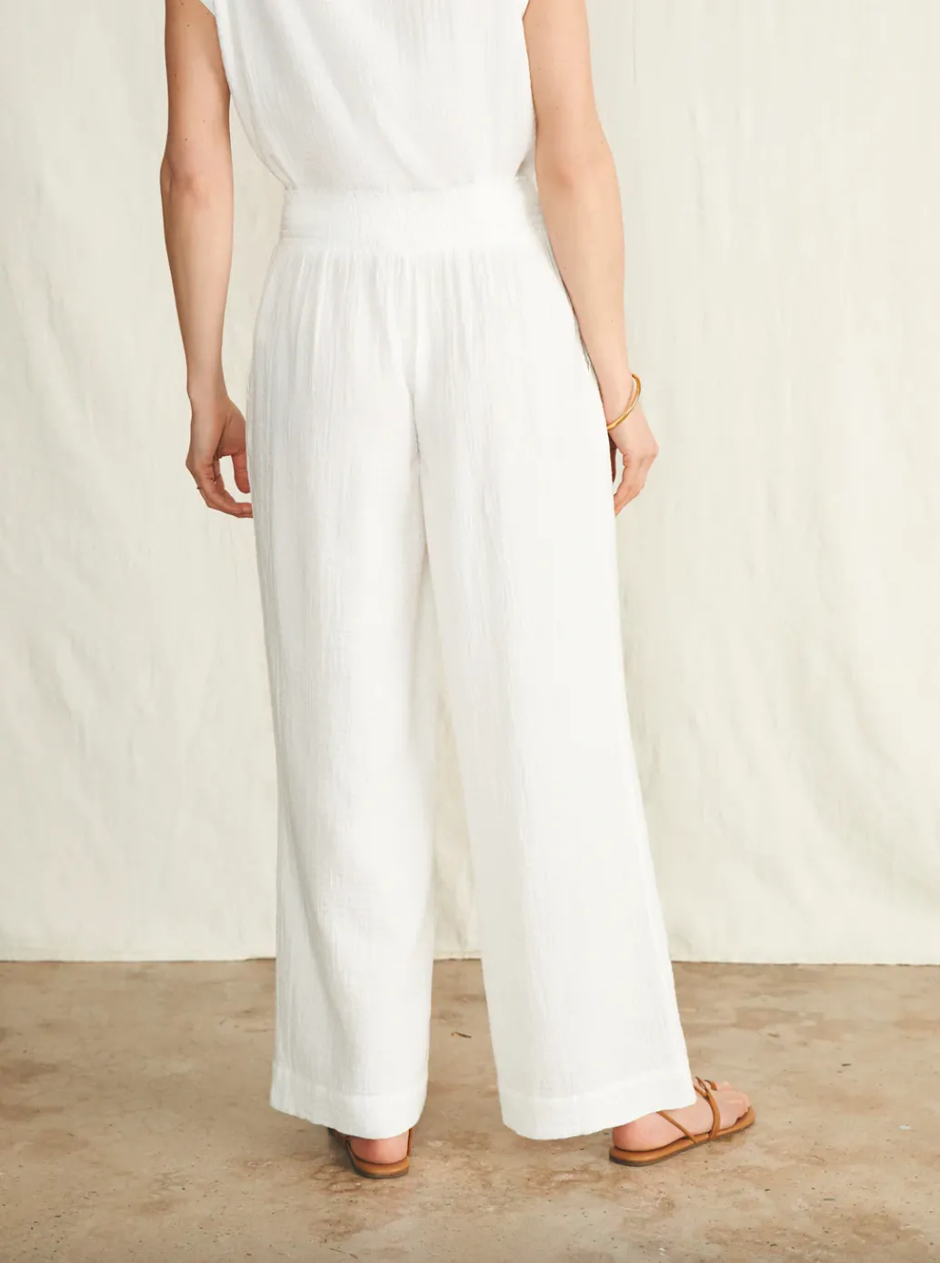 Dream Pant-White-Final Sale