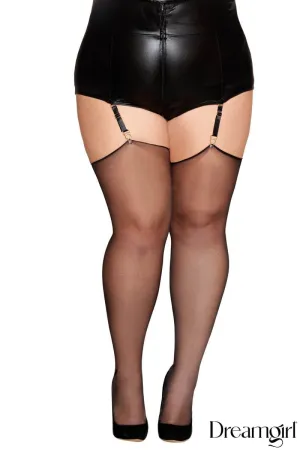 Dreamgirl Backseam Thigh Hi