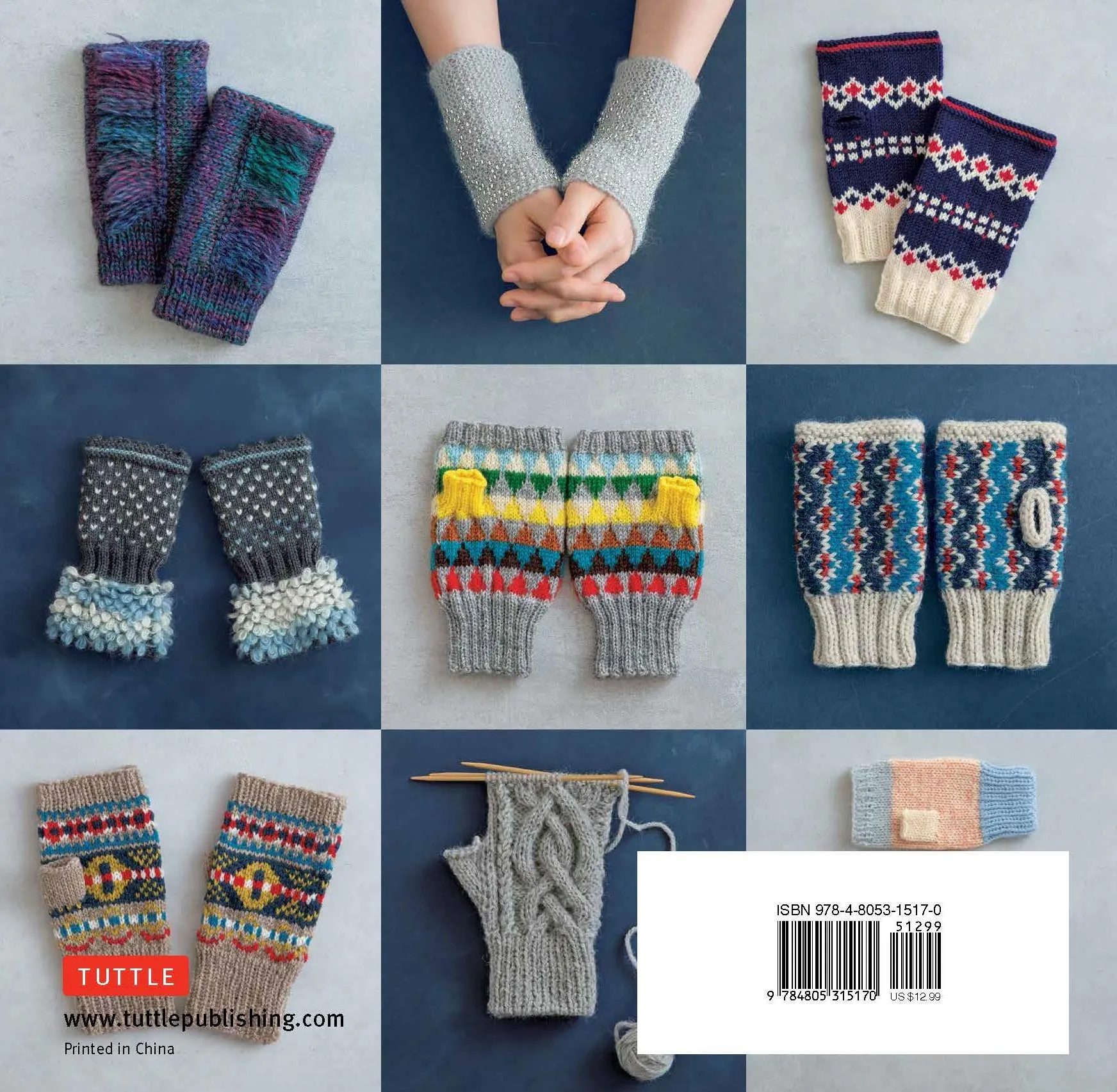 Easy Knitted Fingerless Gloves : Stylish Japanese Knitting Patterns for Hand, Wrist and Arm Warmers