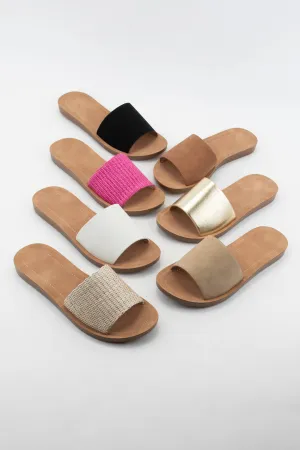 EFRON COMFORTABLE FLEXIBLE SOLE SLIDE SANDAL ECFS38