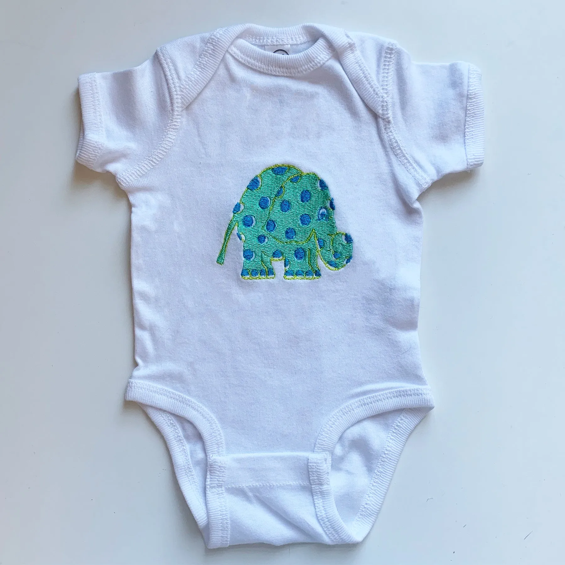 Elephant Onesie | Blue Colorway
