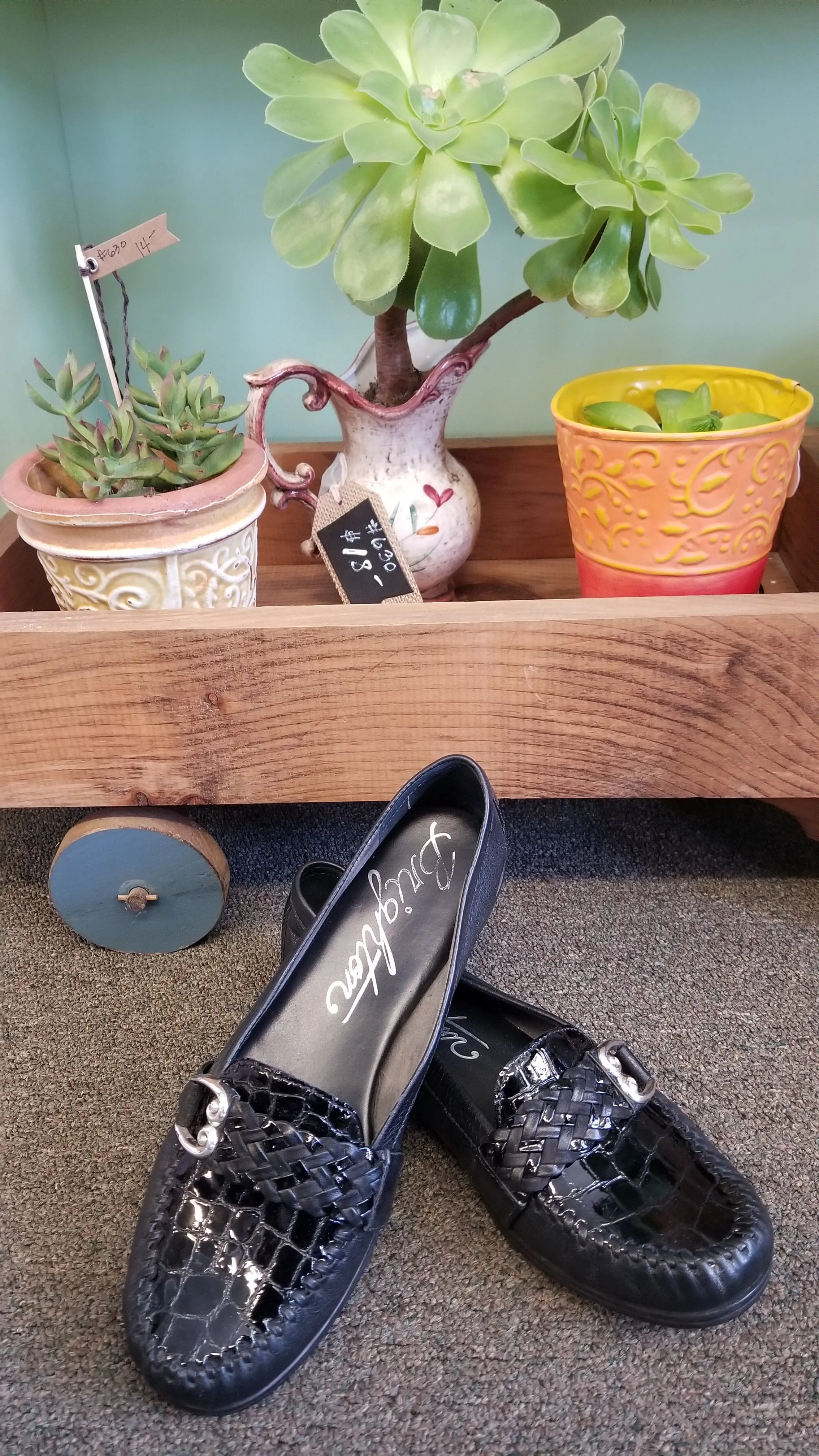 Embossed Patent Loafers by Brighton