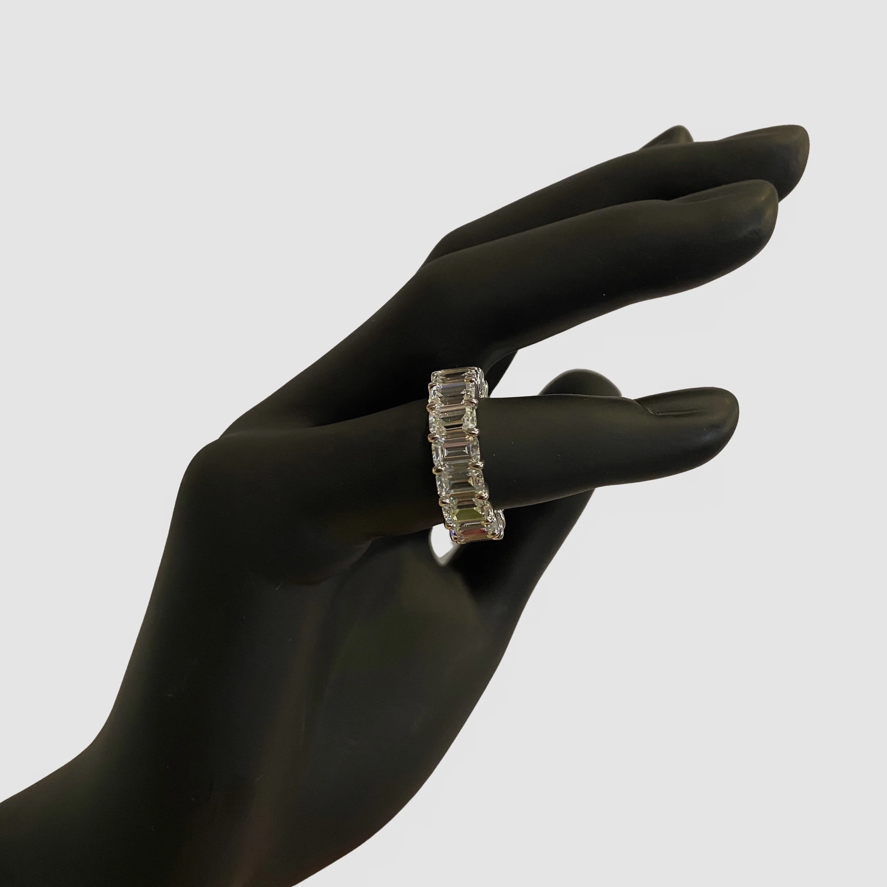 Emerald Cut Eternity Ring
