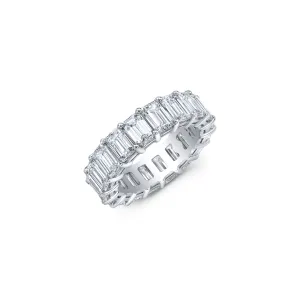 Emerald Cut Eternity Ring