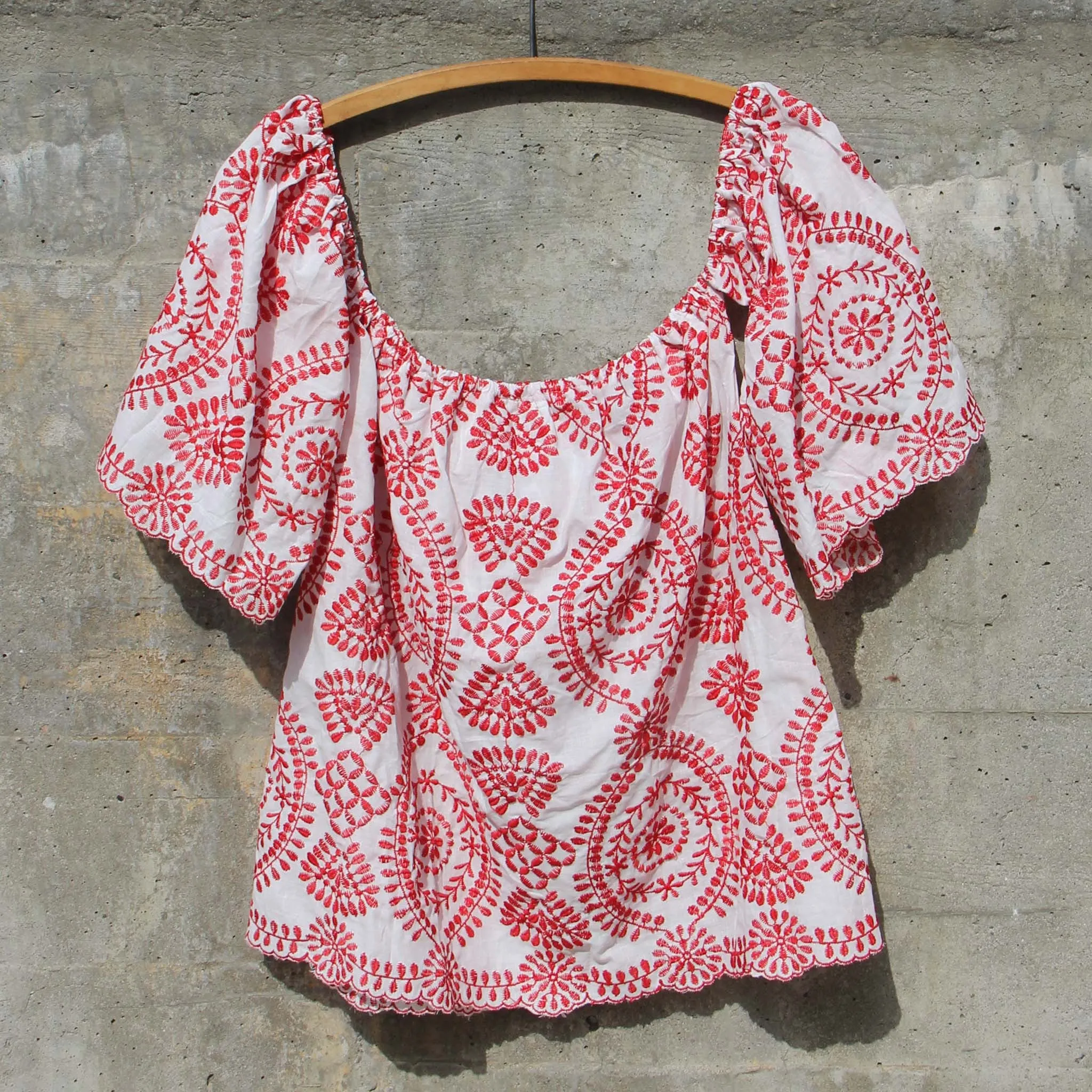 Florencia Top in Red
