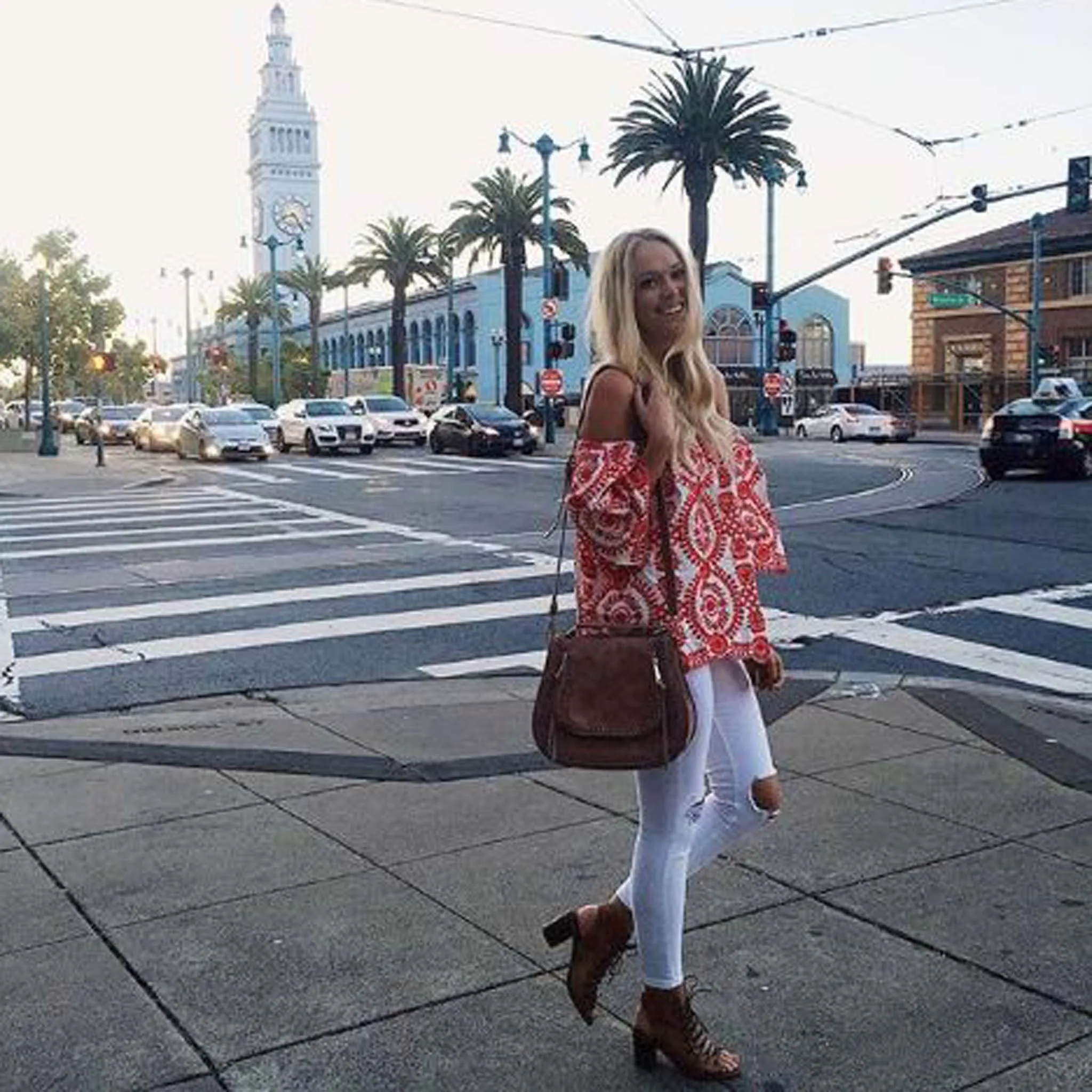 Florencia Top in Red