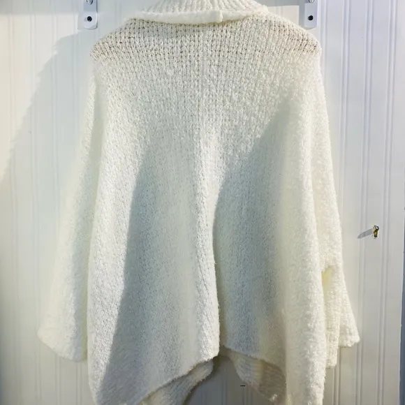Free People BFF Cardigan Size Large Ivory Oversized Sweater