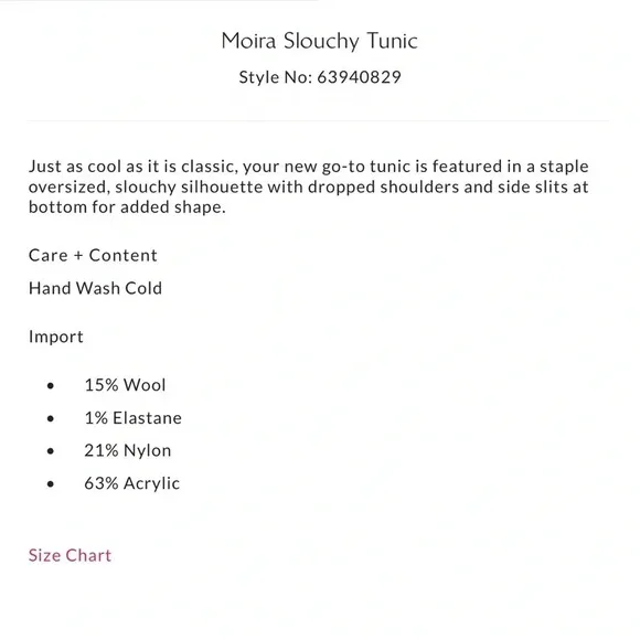 Free People Moira Slouchy Tunic