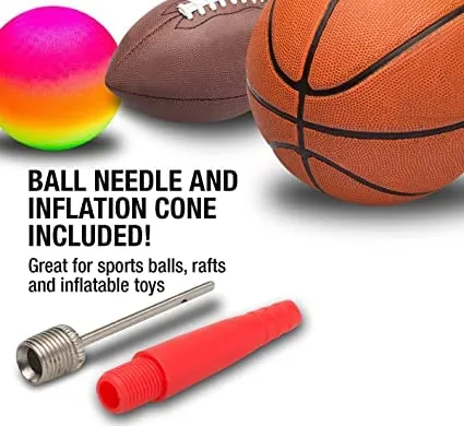 Freecom Steel Air Pump for for Car, Bicycles, Scooters, Balls, Bikes etc (Multicolor)