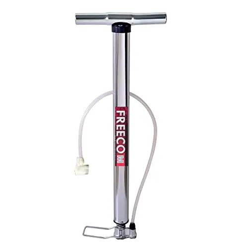 Freecom Steel Air Pump for for Car, Bicycles, Scooters, Balls, Bikes etc (Multicolor)
