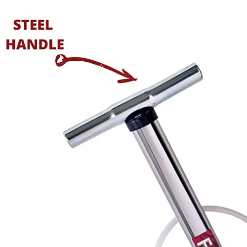 Freecom Steel Air Pump for for Car, Bicycles, Scooters, Balls, Bikes etc (Multicolor)