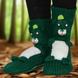 Fun & Cozy 3D Animal Socks - Turtle Design Knitted Warmth