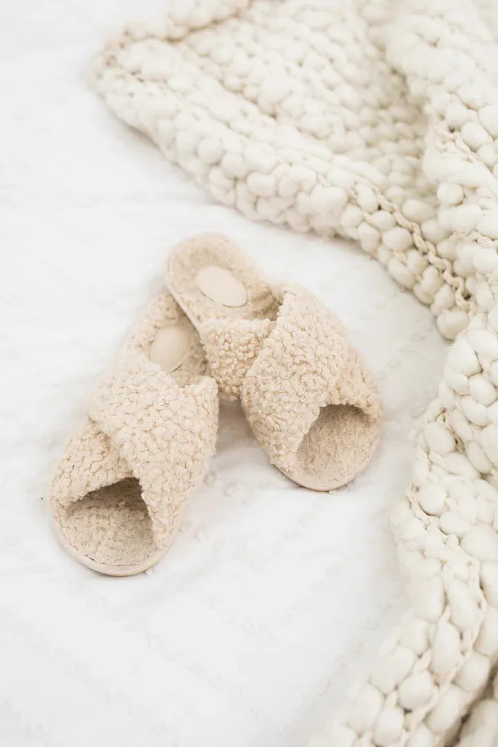 Fuzzy Slide Slipper S/M