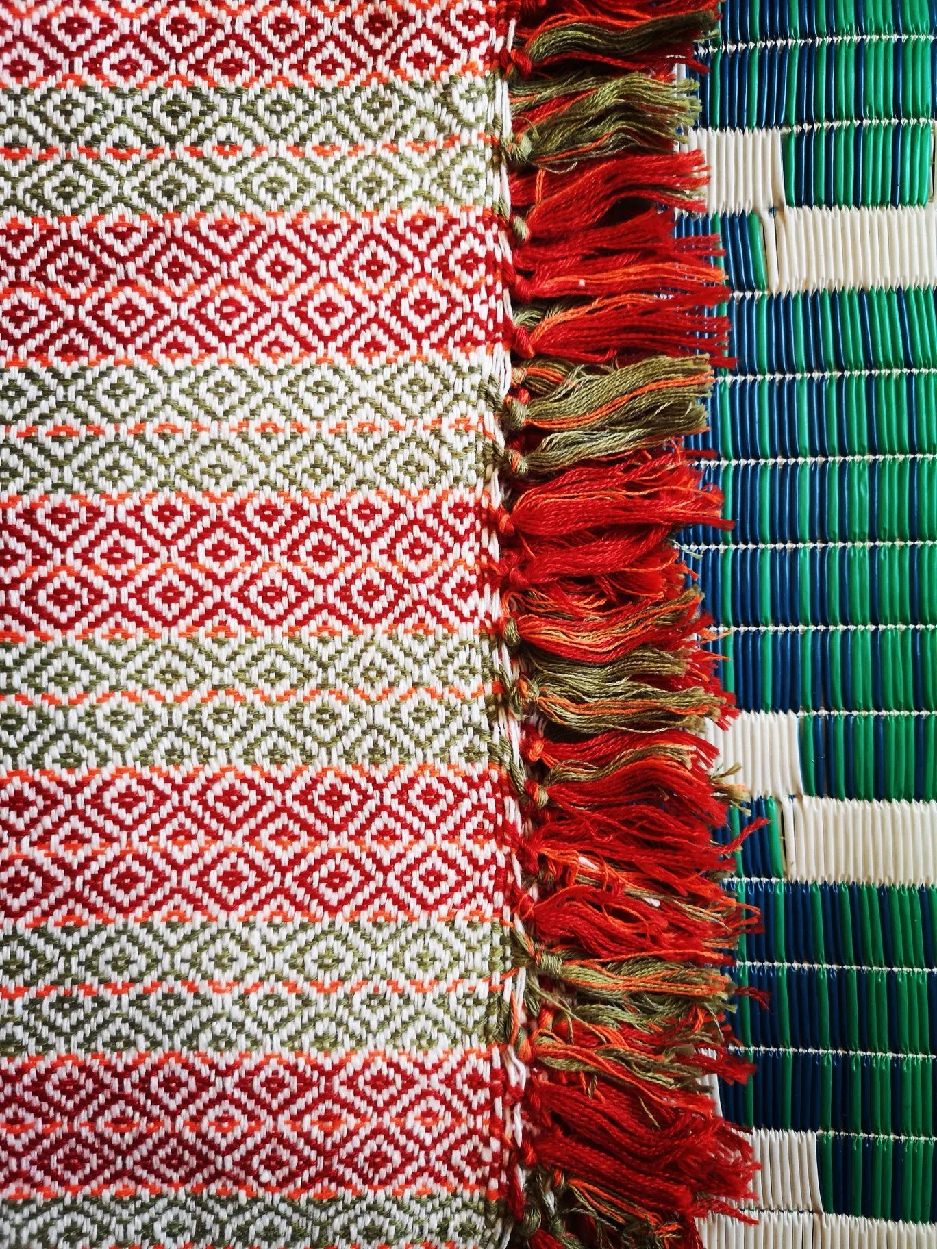 Handwoven Thai cotton blankets