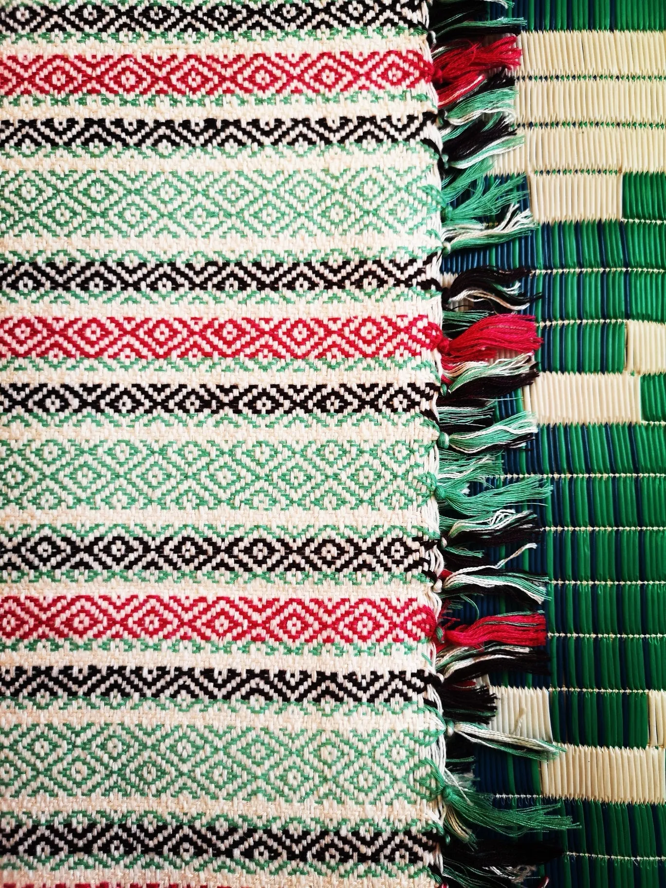 Handwoven Thai cotton blankets