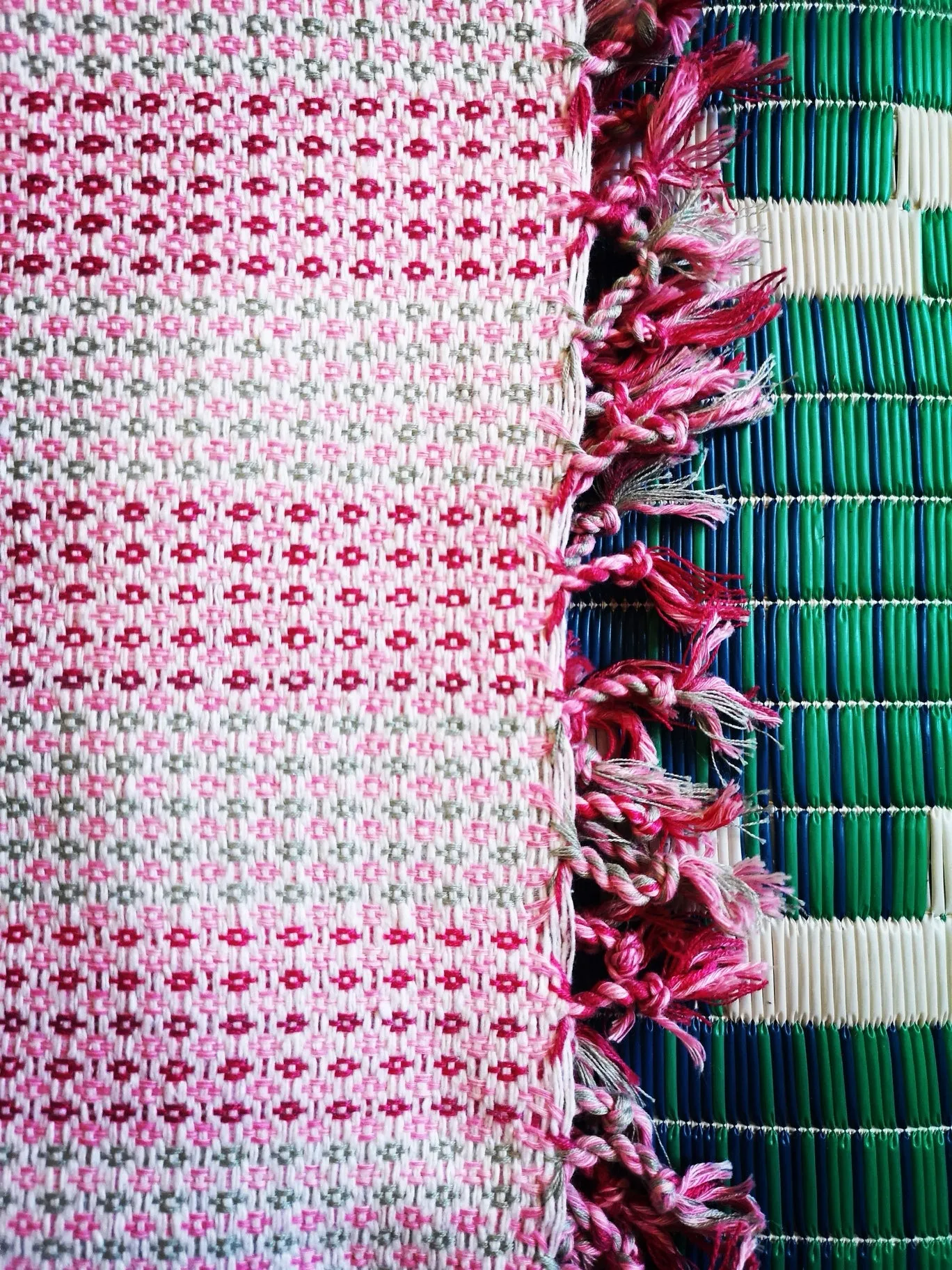 Handwoven Thai cotton blankets