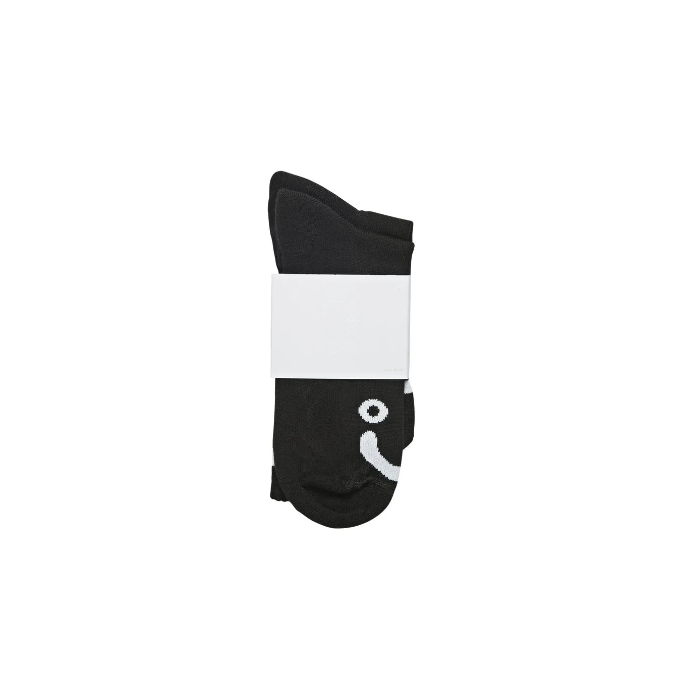 Happy Sad Socks (Black/White)