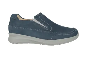 'Harald' men's wide fit (H) loafer - blue