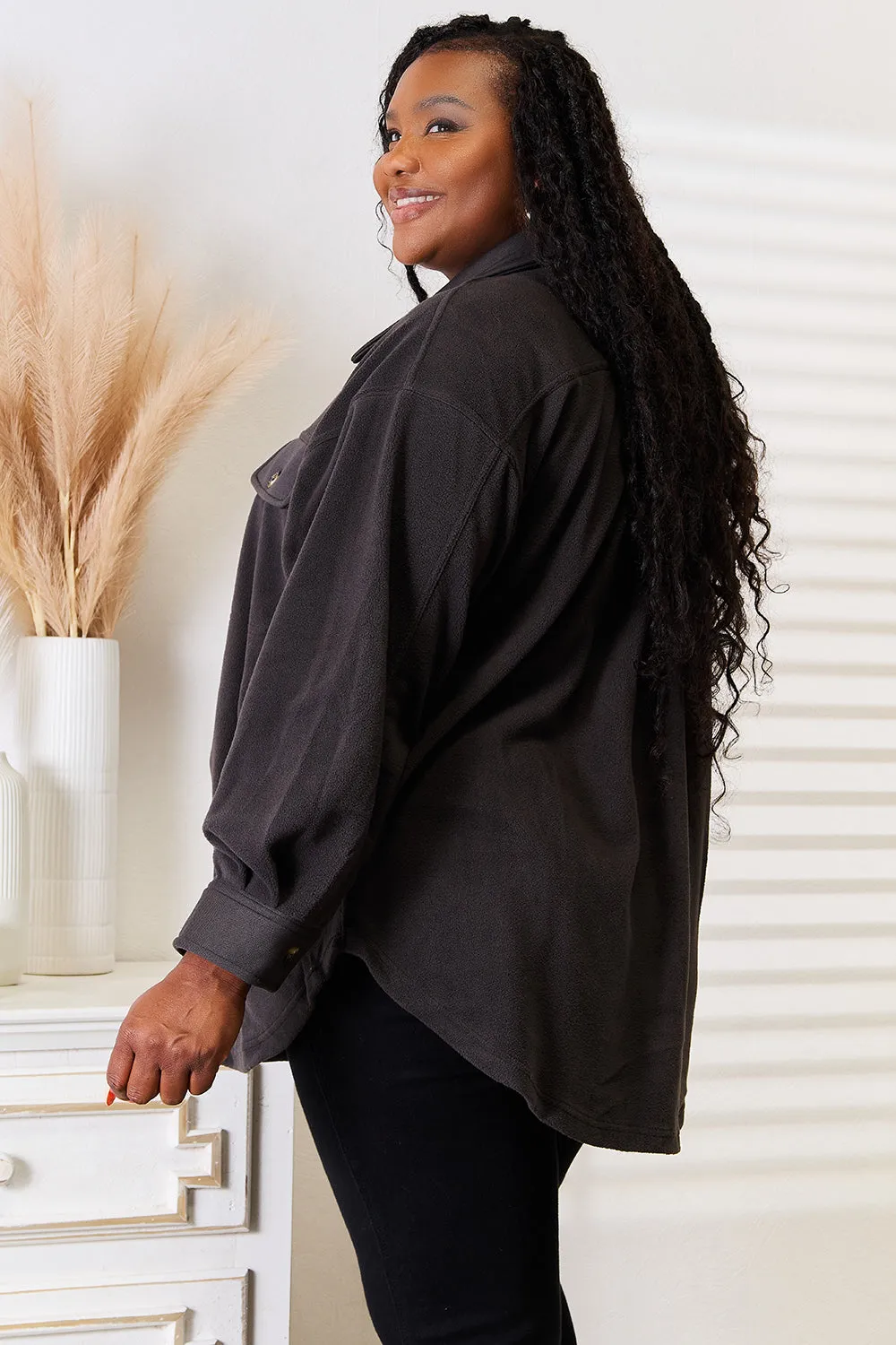 Hazel Blues® |  Heimish Cozy Girl Button Down Shacket