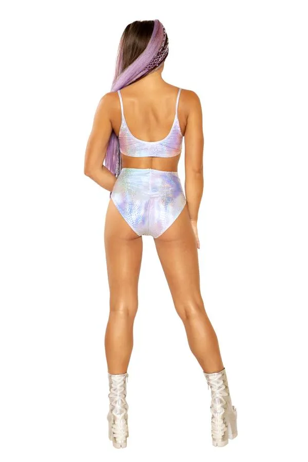 High-Cut High-Waist Short