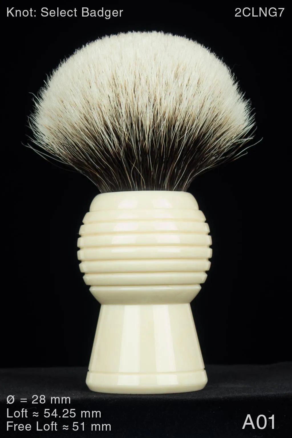 High-rise Beehive 28 mm Ivory