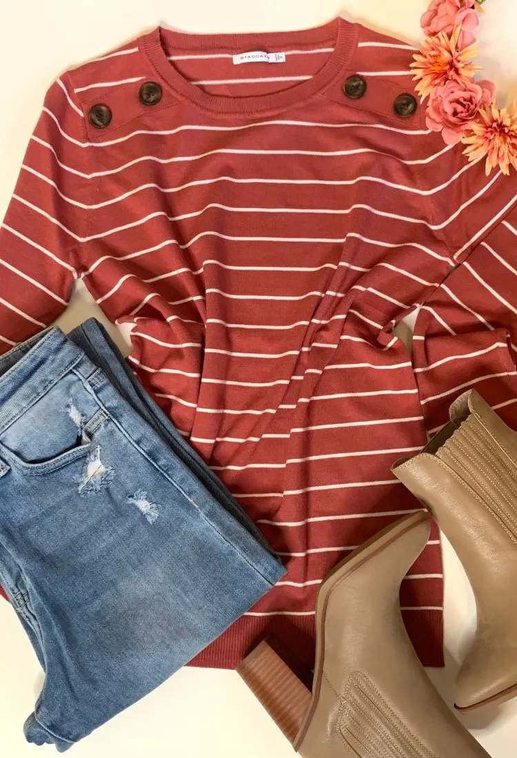 Holly Stripe Sweater