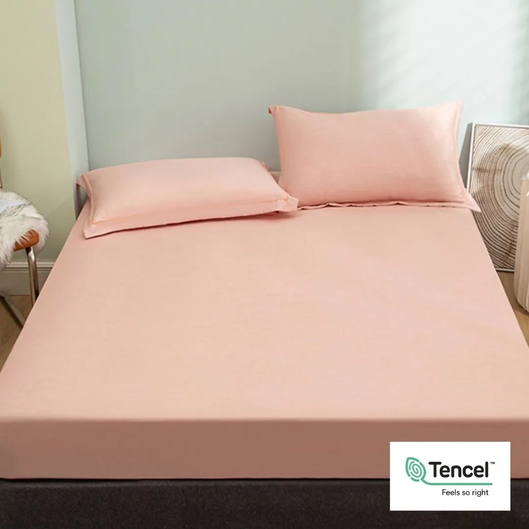 Homlly Naturally Cooling Super Soft Tencel pillowcase Bedsheet