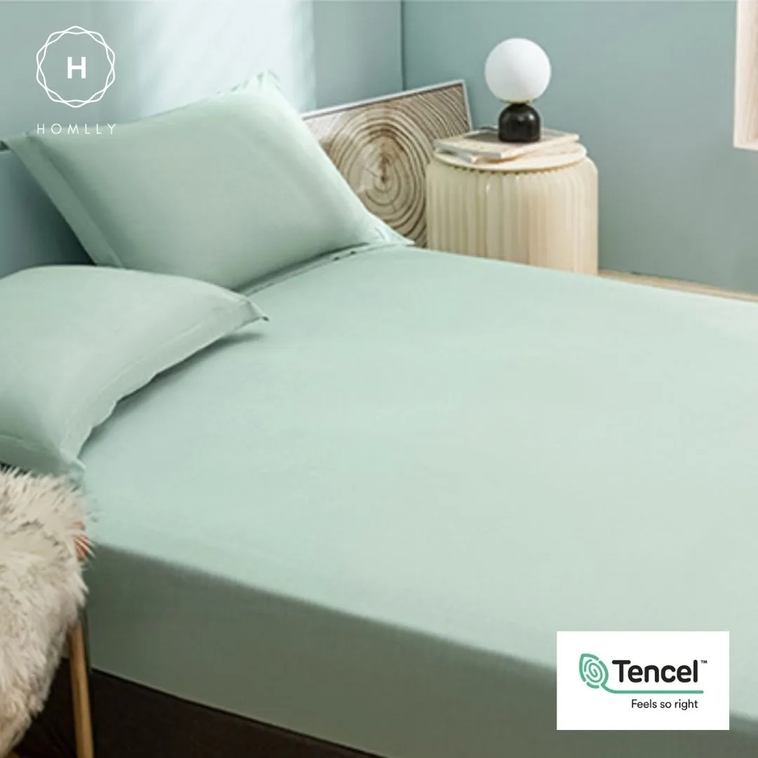 Homlly Naturally Cooling Super Soft Tencel pillowcase Bedsheet