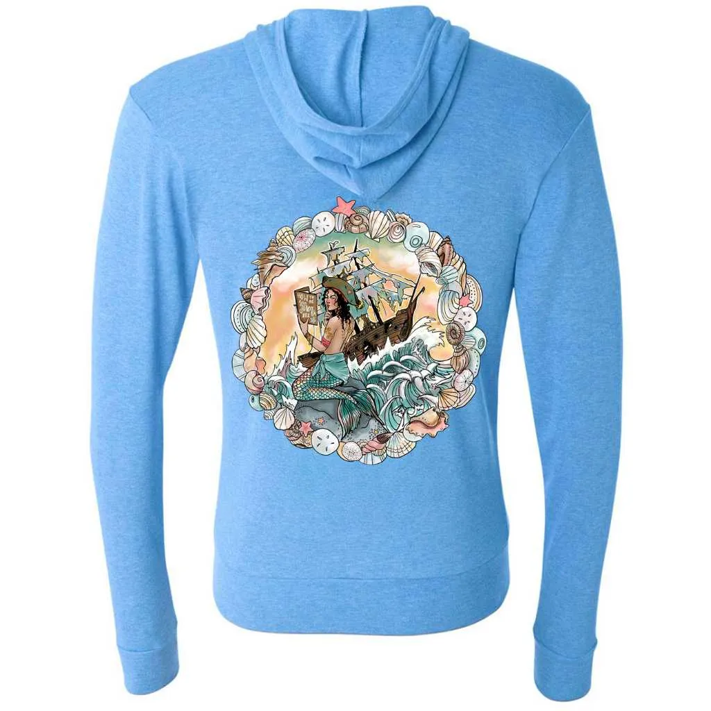How To Be A Siren 101 Lightweight Zip Hoodie - Mist