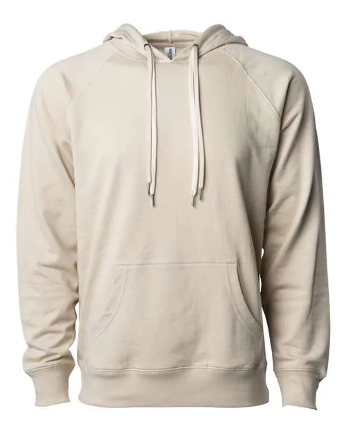 Icon Unisex Lightweight Loopback Terry Hooded Sweatshirt