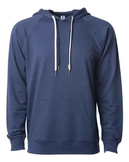 Icon Unisex Lightweight Loopback Terry Hooded Sweatshirt