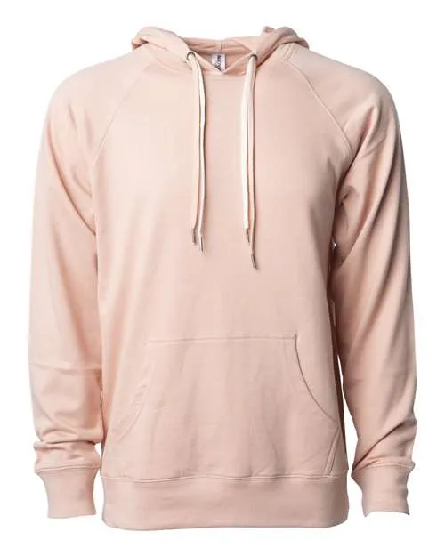 Icon Unisex Lightweight Loopback Terry Hooded Sweatshirt