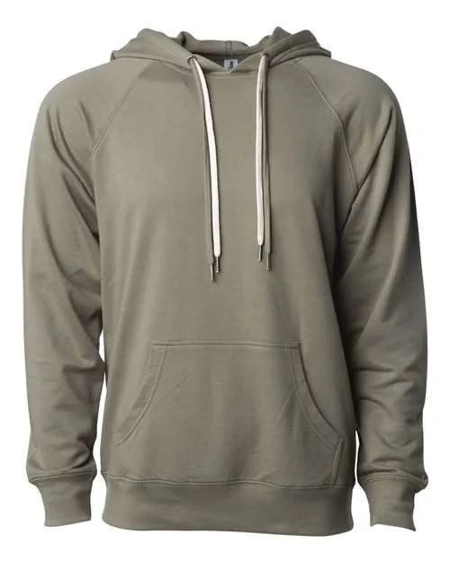 Icon Unisex Lightweight Loopback Terry Hooded Sweatshirt