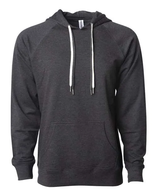 Icon Unisex Lightweight Loopback Terry Hooded Sweatshirt
