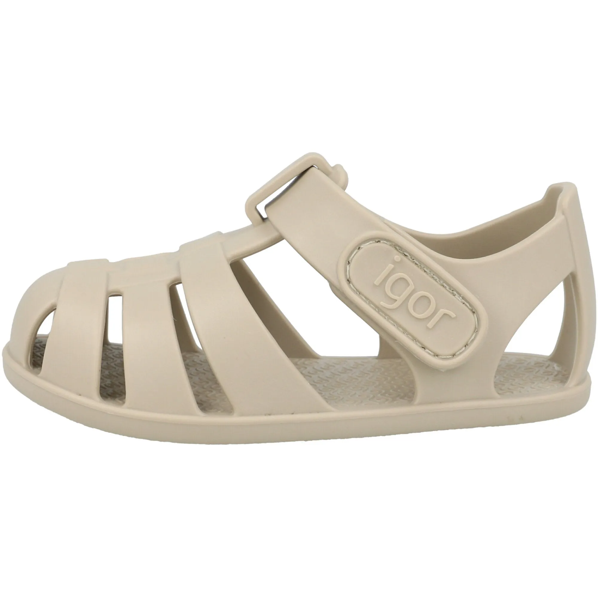Igor Nemo Solid Beige Jelly Sandals