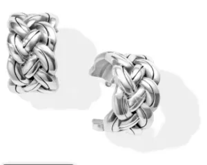 Interlok Woven Hoop Earrings JA5830