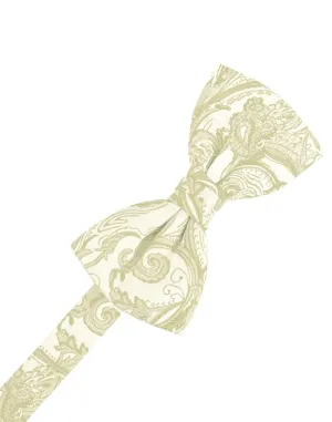 Ivory Tapestry Kids Bow Tie