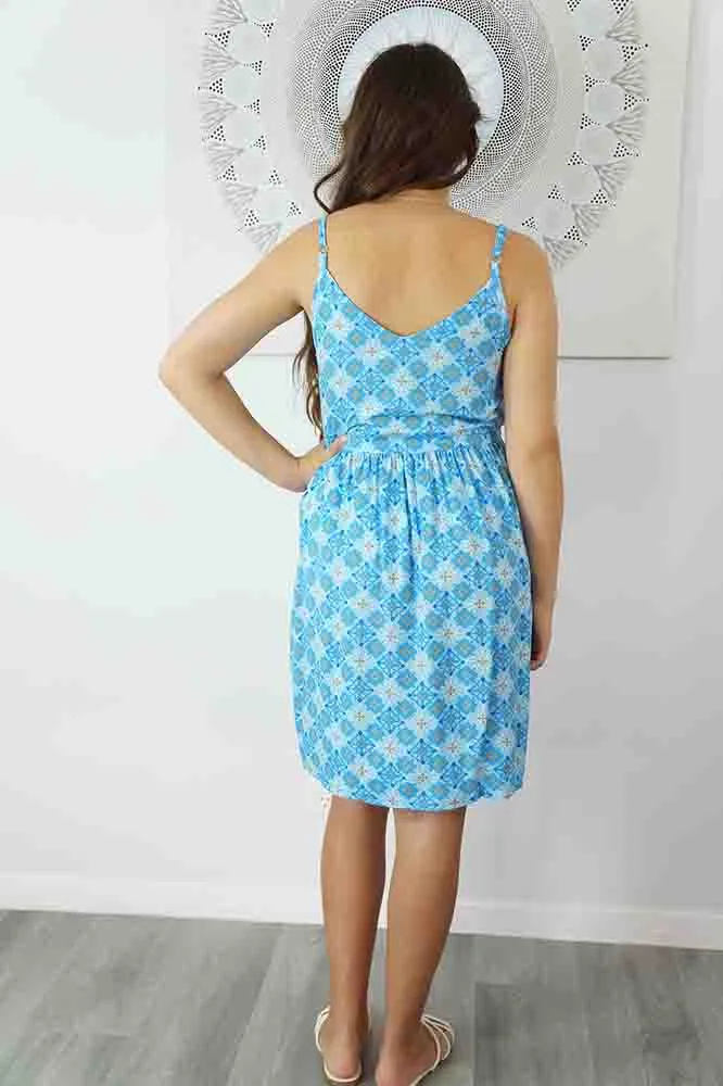 Kalani Dress "Snowflower"