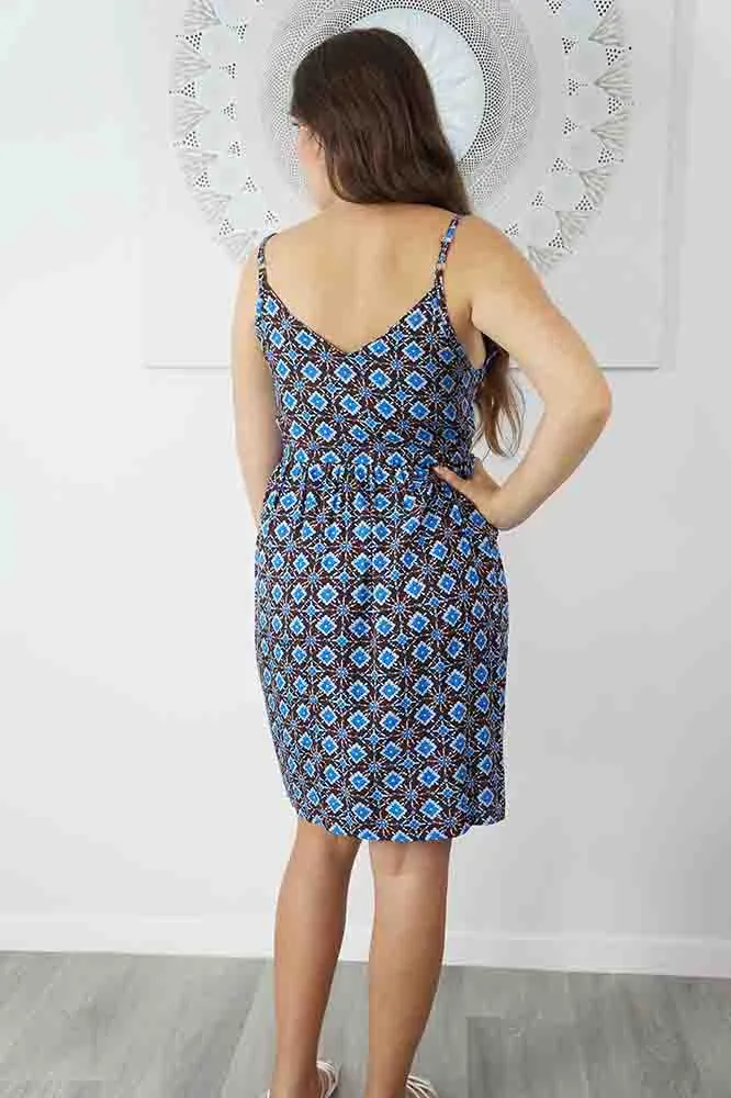 Kalani Dress "Snowflower"