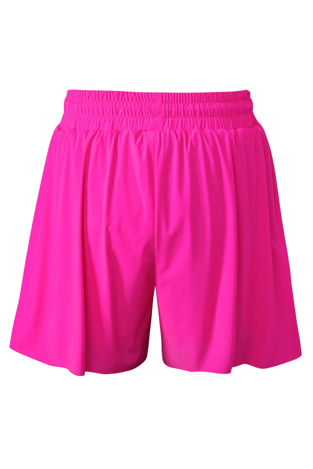 KaleaBoutique Stylish Drawstring Elastic Waist Lined Ruffle Shorts Bikini Bottom
