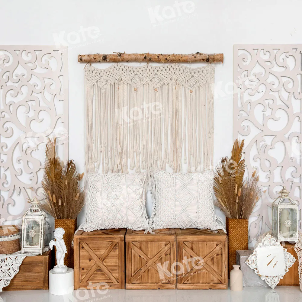 Kate Boho Tapestry Cozy Backdrop Designed by Emetselch