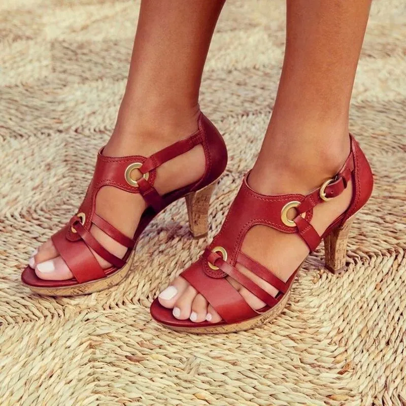 Keith™ - Comfortable sandals with heel
