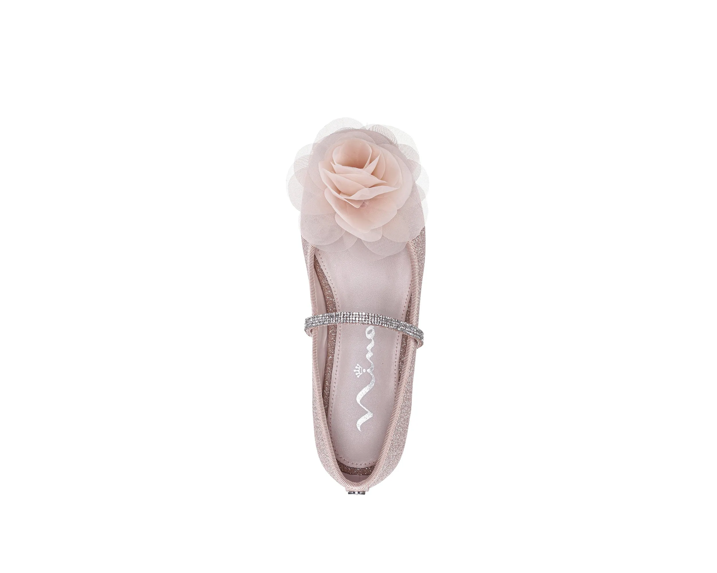 Kid`s Natural Shimmer Ballet Flats